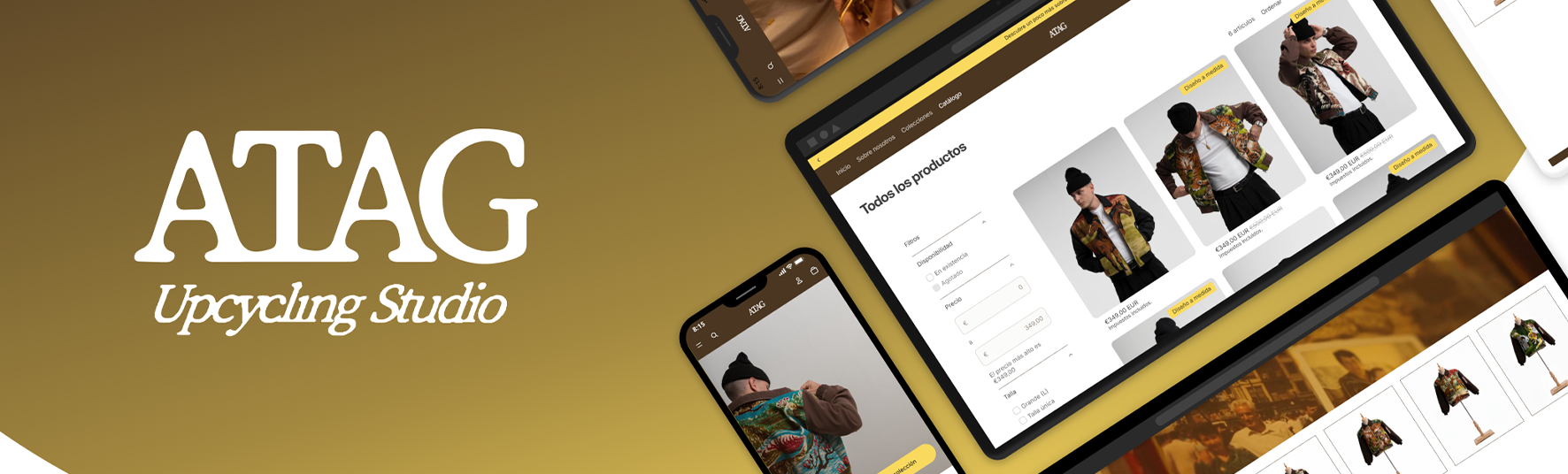 Cartel promocional con diseño gráfico creativo y composición tipográfica destacada